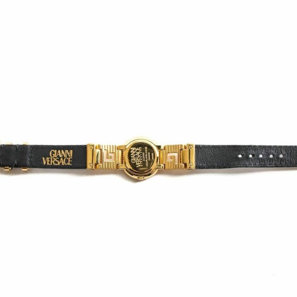 Authentic vintage ladies Gianni Versace medusa Gold plated quartz watch - Picture 9 of 11